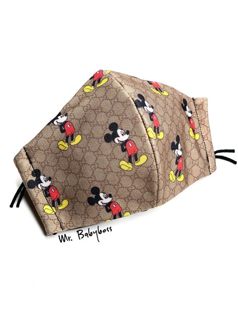 gucci face mask mickey|reusable face masks gucci.